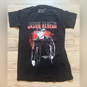 Jason Aldean Black Graphic T-Shirt Women’s Size S